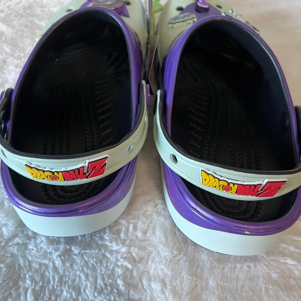 Crocs Dragon Ball Z Frieza Classic Clogs Purple White Mens 9 Women 11 211202-90H